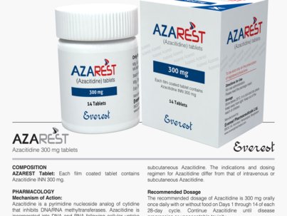 Order Vidaza Azarest (Azacitidine INN) 300 mg