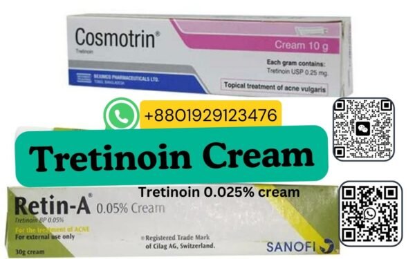 Renova, Avita, Refissa, Retin-A, (Tretinoin cream 0.025%)